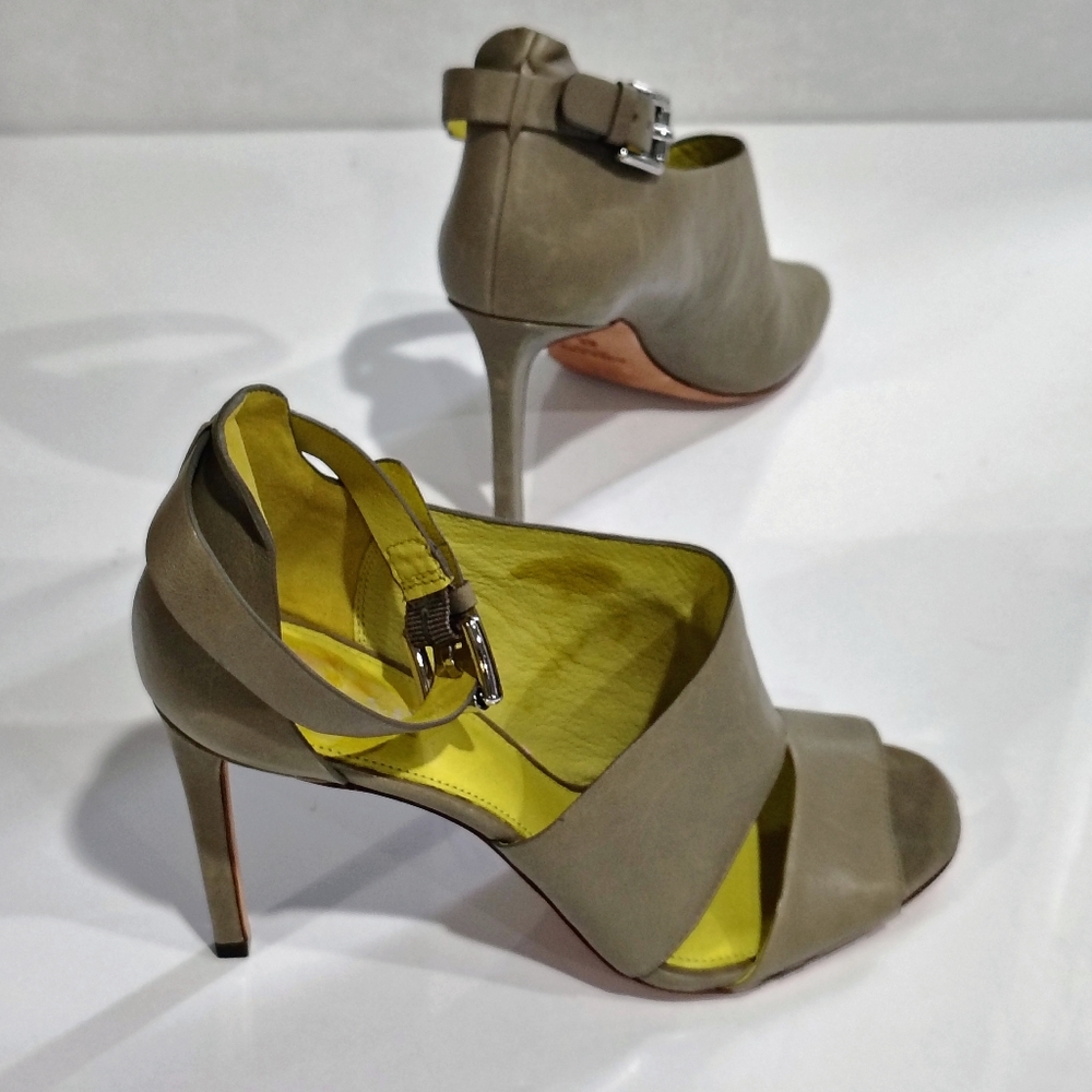 Coach Women’s Taupe Ankle-Strap High Heel Sandals - Unbranded Size 8.5